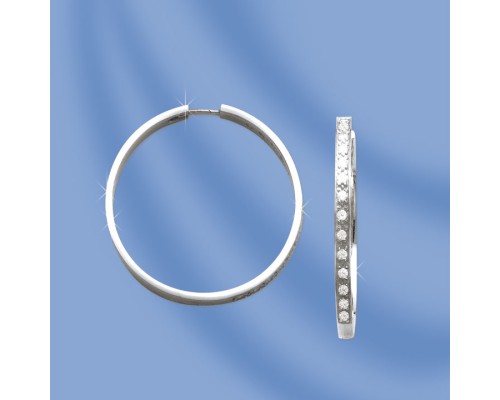 Ohrringe, Silber 925, Creolen
