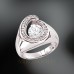 Damenring, Silber, 925°, Zirkonia