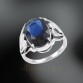 Damenring, Silber, 925°, Saphir syn.
