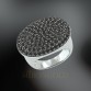 Damenring, Silber 925, Zirkonia schwarz