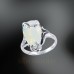 Damenring, Silber 925, Mondstein
